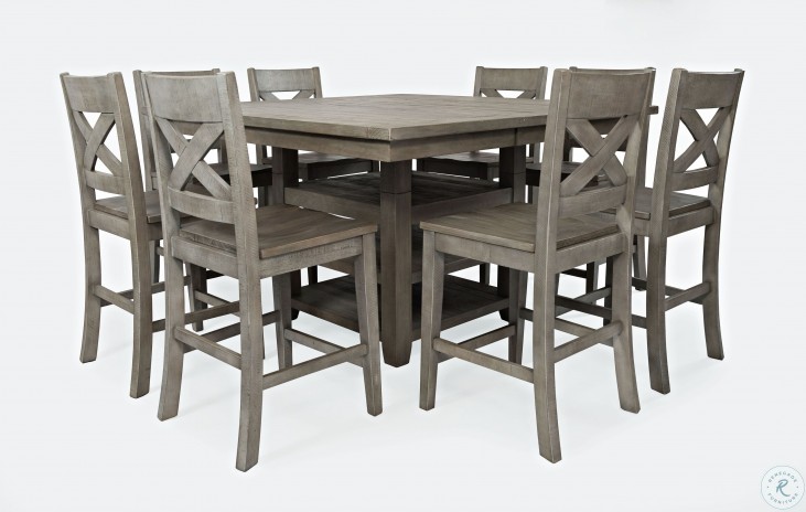 Outer Banks Driftwood Square Adjustable, Driftwood Dining Table Extendable