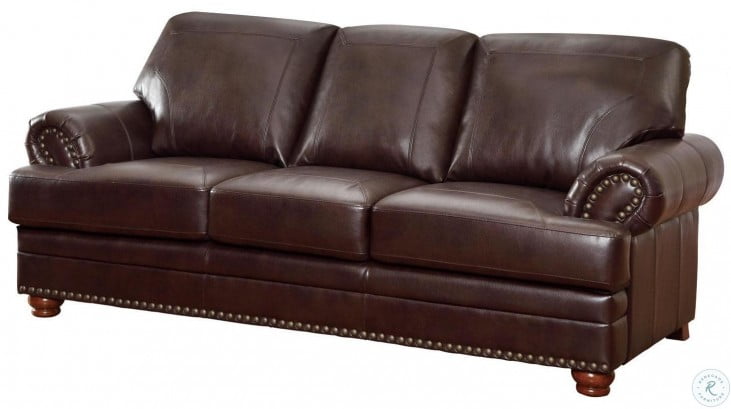 Colton Living Room Set From Coaster, Bernhardt Colton Leather Sofa