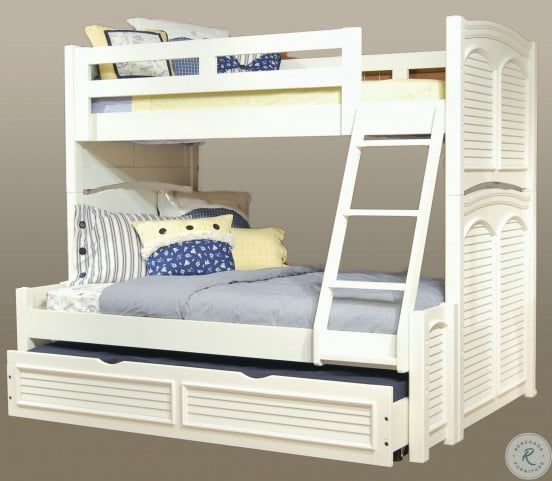 Cottage Traditions White Twin Over Full, Ashley Furniture Cottage Retreat Twin Over Full Bunk Bed With Trundle
