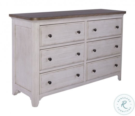 Farmhouse Reimagined Antique White 6, How To Make White Dresser Look Antique