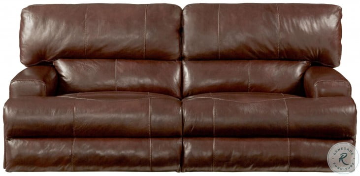 Wembley Walnut Power Reclining Lumbar, Torretta Italian Leather Reclining Sofa