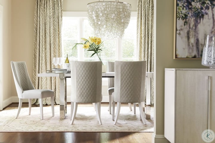Paradox Ivory Dining Chair Set Of 2, Ivory Dining Room Furniture