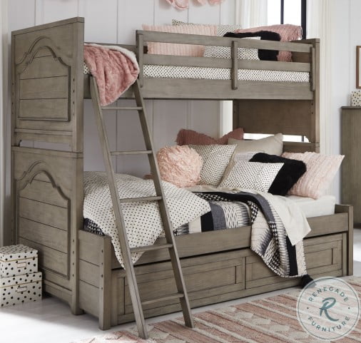 Farm House Old Crate Brown Twin Over, Farm Bunk Beds