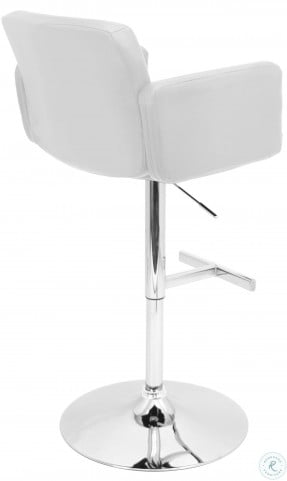 Stout White Barstool From Lumisource, Lumisource Posh Bar Stool Replacement Parts
