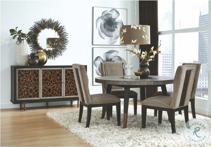 Coventry Grey Round Dining Table, Coventry Dining Room Table