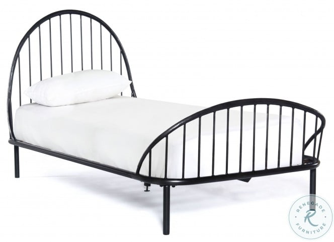 Primitive Waverly Black Natural Iron, Black Wrought Iron Twin Bed Frame