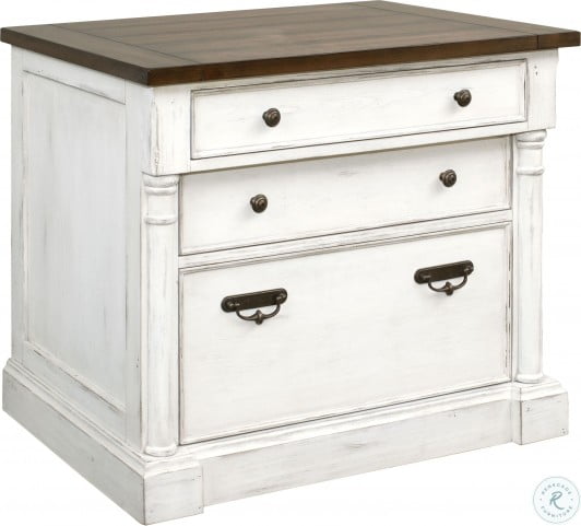 Durham White Lateral 3 Drawer File, Three Drawer Lateral File Cabinet Wood