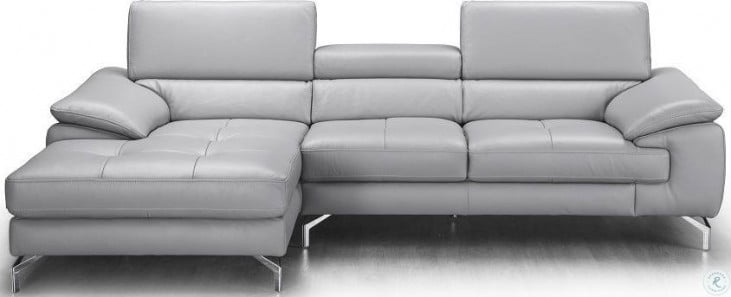 PAOLA A761 ITALIAN THICK LEATHER BLACK TOP QUALITY SECTIONAL 