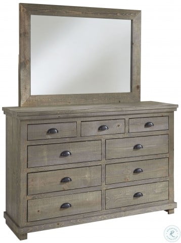 Willow Distressed Weathered Gray Drawer, Progressive Furniture Willow Distressed Dresser Weathered Gray