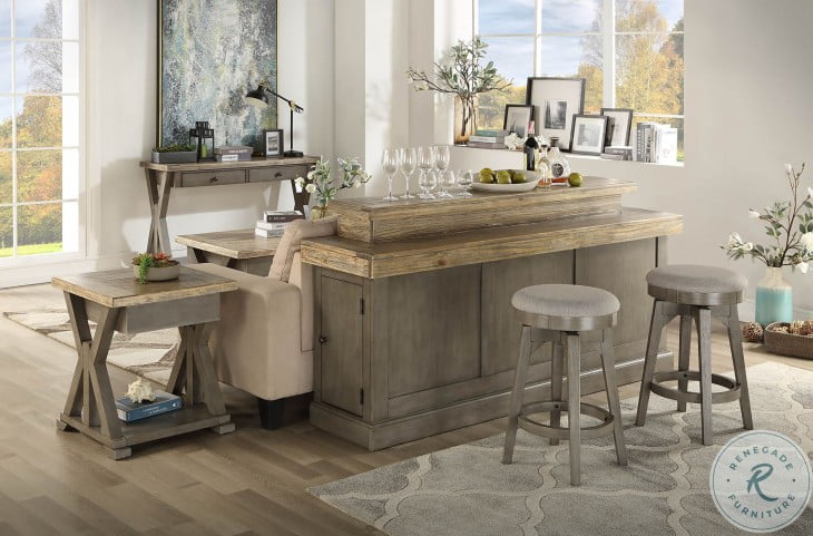 Pine Crest Distressed And, Backless Counter Height Stools