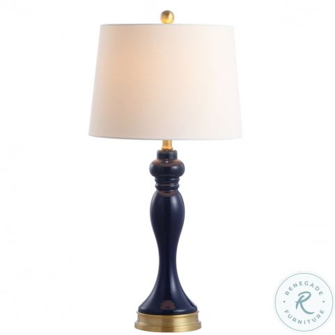 Cayson Navy Table Lamp From Safavieh, Ella Resin Elephant Bronze Table Lamp Base