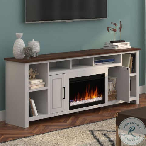 Charlotte Jasmine White 84 Tv Stand, 84 Inch Tv Console Table
