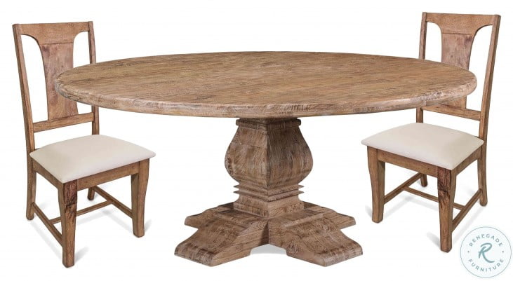 Pengrove Antique Oak 72 Round Dining, 72 Inch Round Dining Table Sets